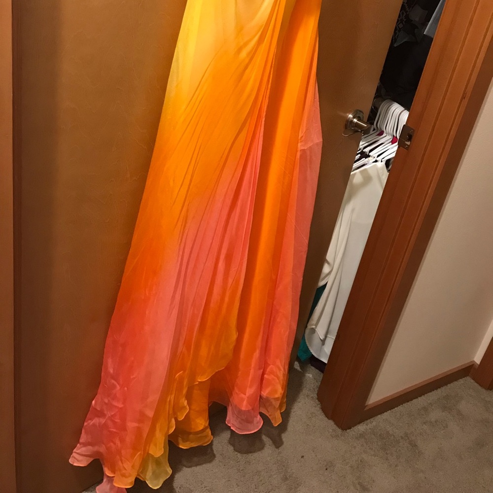 Ombré floor length gown